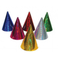 Metalic hats 6pcs